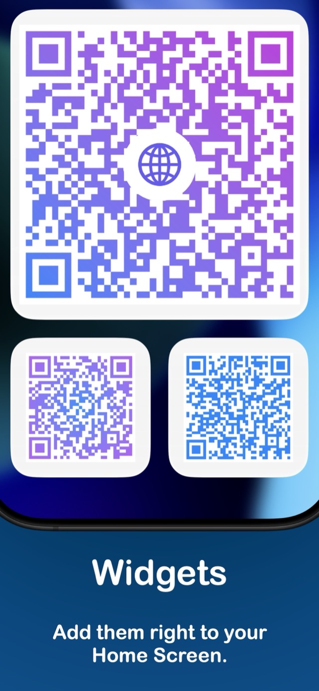 SMAQ screenshot: Home Screen widgets